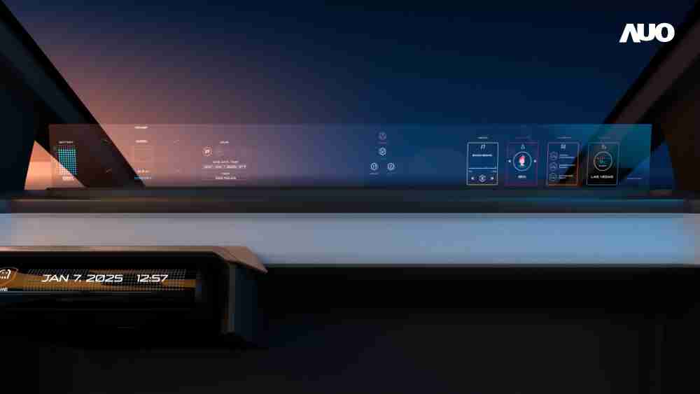 菠菜论坛无界透明显示接口(Horizon Image Glass)透过车运算方案整合仪表板、、中控台及副驾显示器，，一体式全景呈现，，，，提供乘用者清晰的前方视野、、行车必要信息与娱乐功能