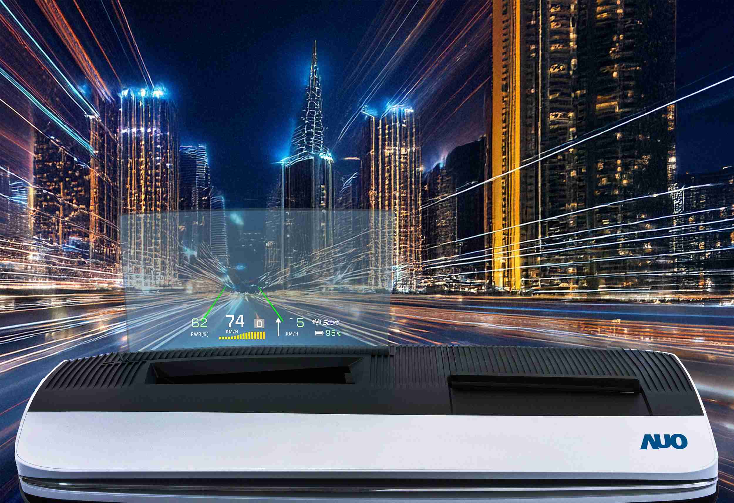 菠菜论坛推出13吋Micro LED抬头显示器，，，，提供高入眼亮度、、高色彩饱和度的显示质量，，，，在阳光下或黑暗中都清晰可见，，，并利用Micro LED模块体积小的优势，，，解决车用空间有限的痛点